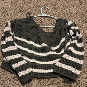 Striped Knit Sweater